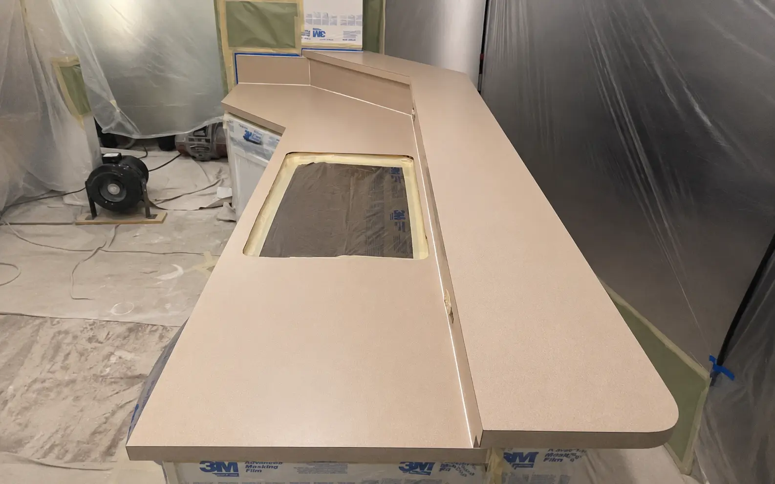 before-kitchen-countertop-refinishing-kissimmee-fl-castillo-epoxy
